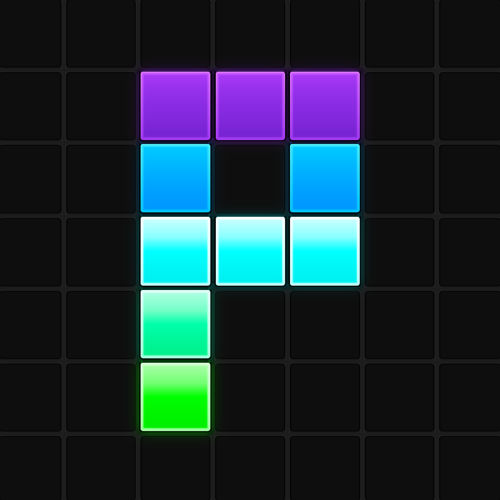 Pixelboop app icon: a bright pixel letter P.